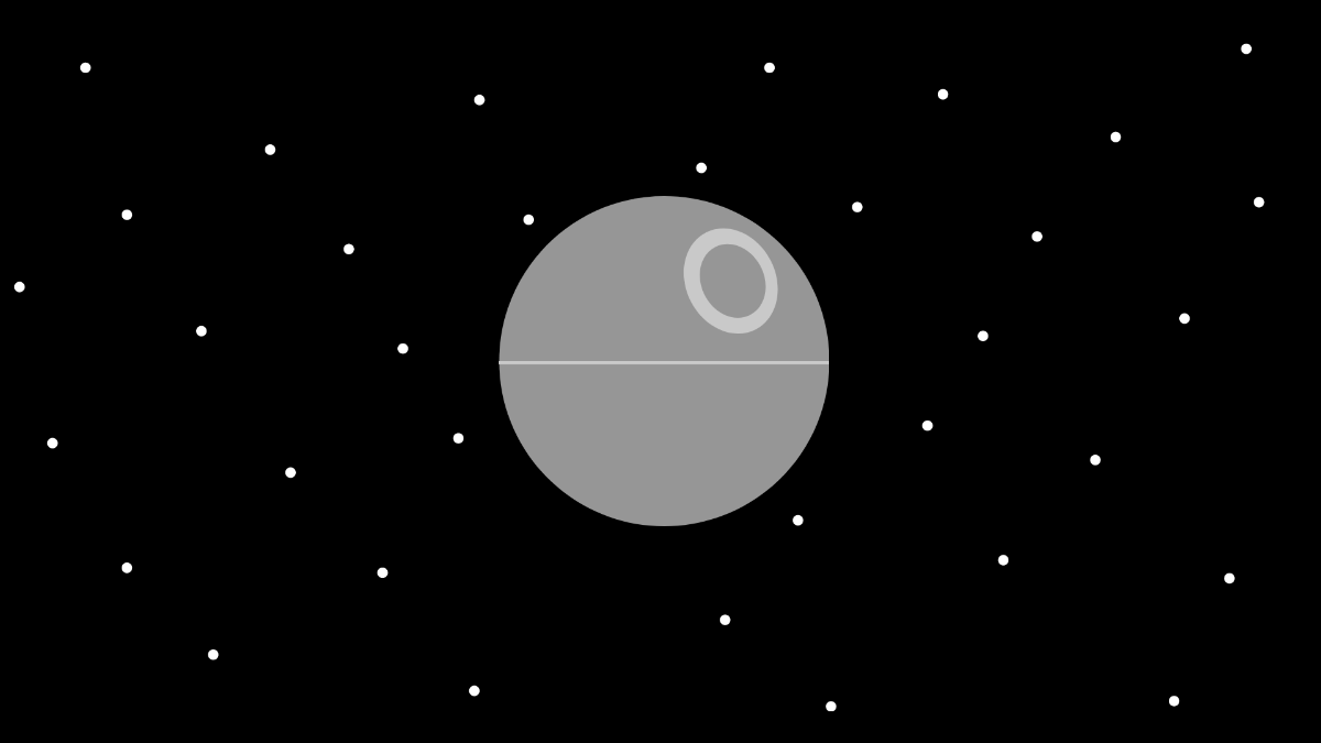 Star Wars Sky Background Template