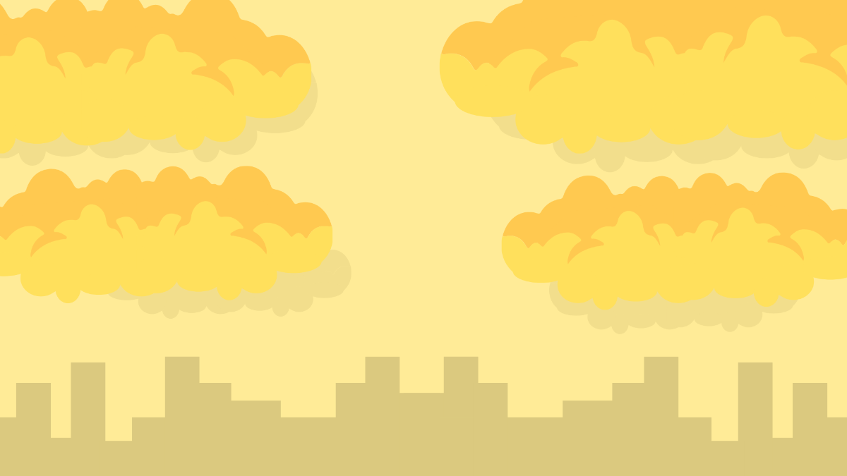 Yellow Sky Background Template