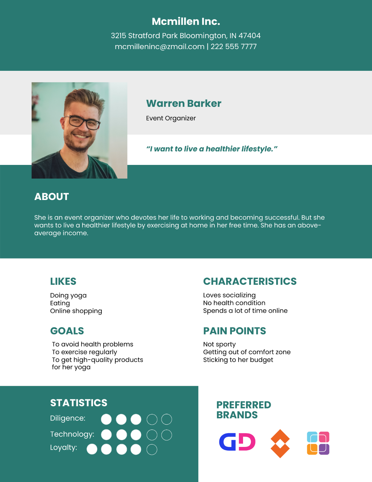 FREE Customer Persona Template - Download in Word, Google Docs, Excel ...