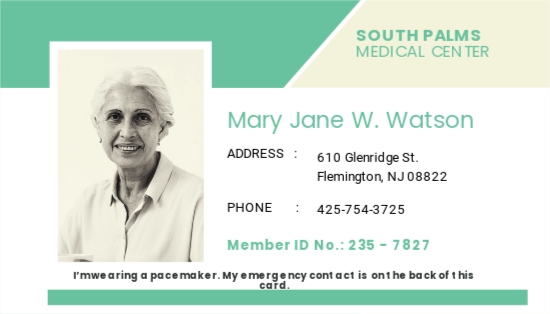 Blank Greeting Card Template