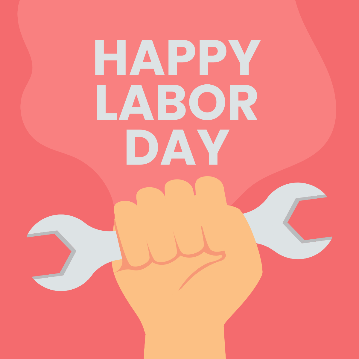 Beautiful Happy Labor Day Template