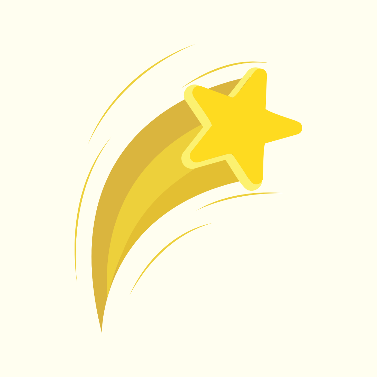 Free Shooting Star Vector Template