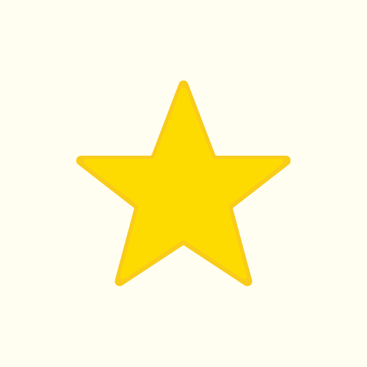 Free Gold Star Vector Template