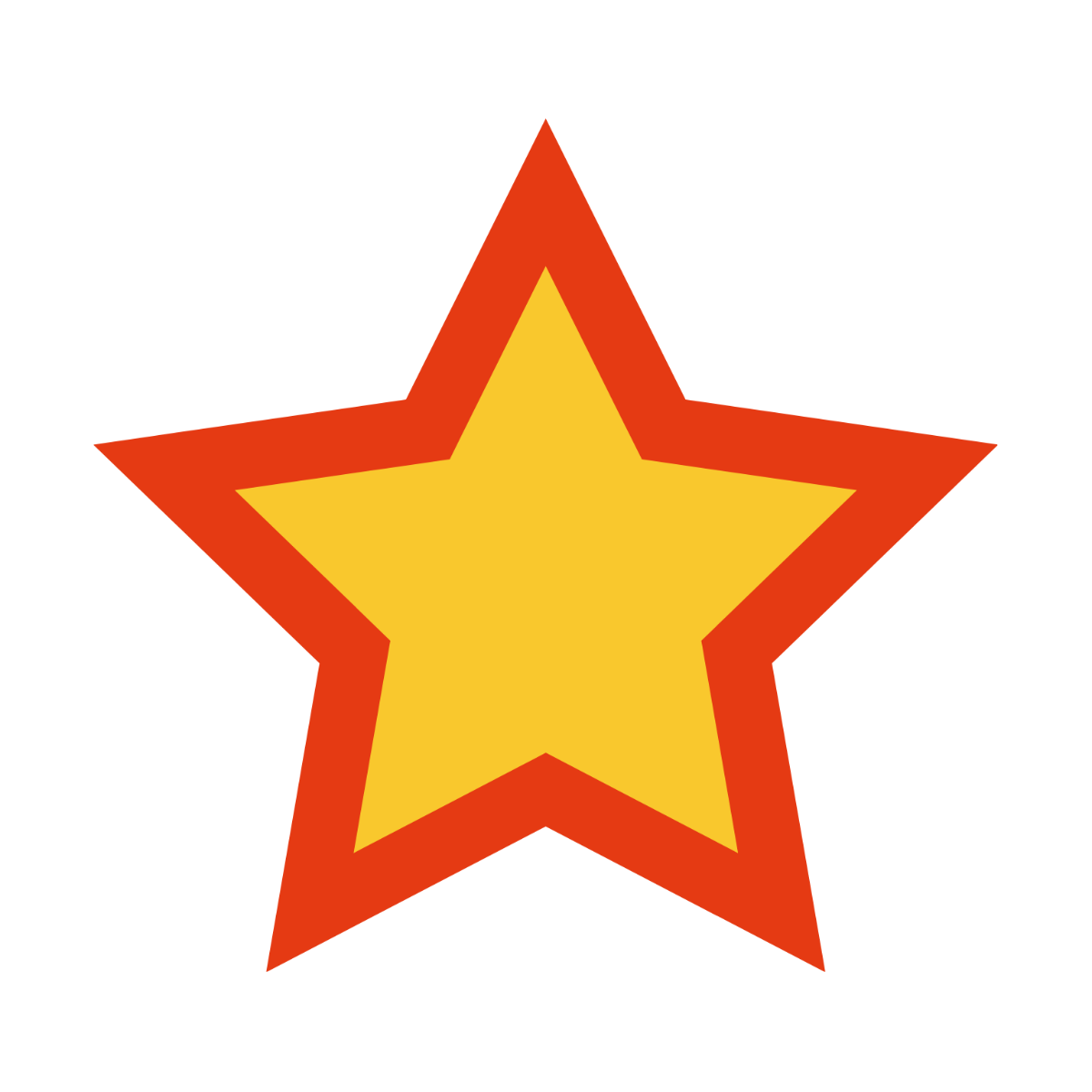 Five Pointed Star Vector