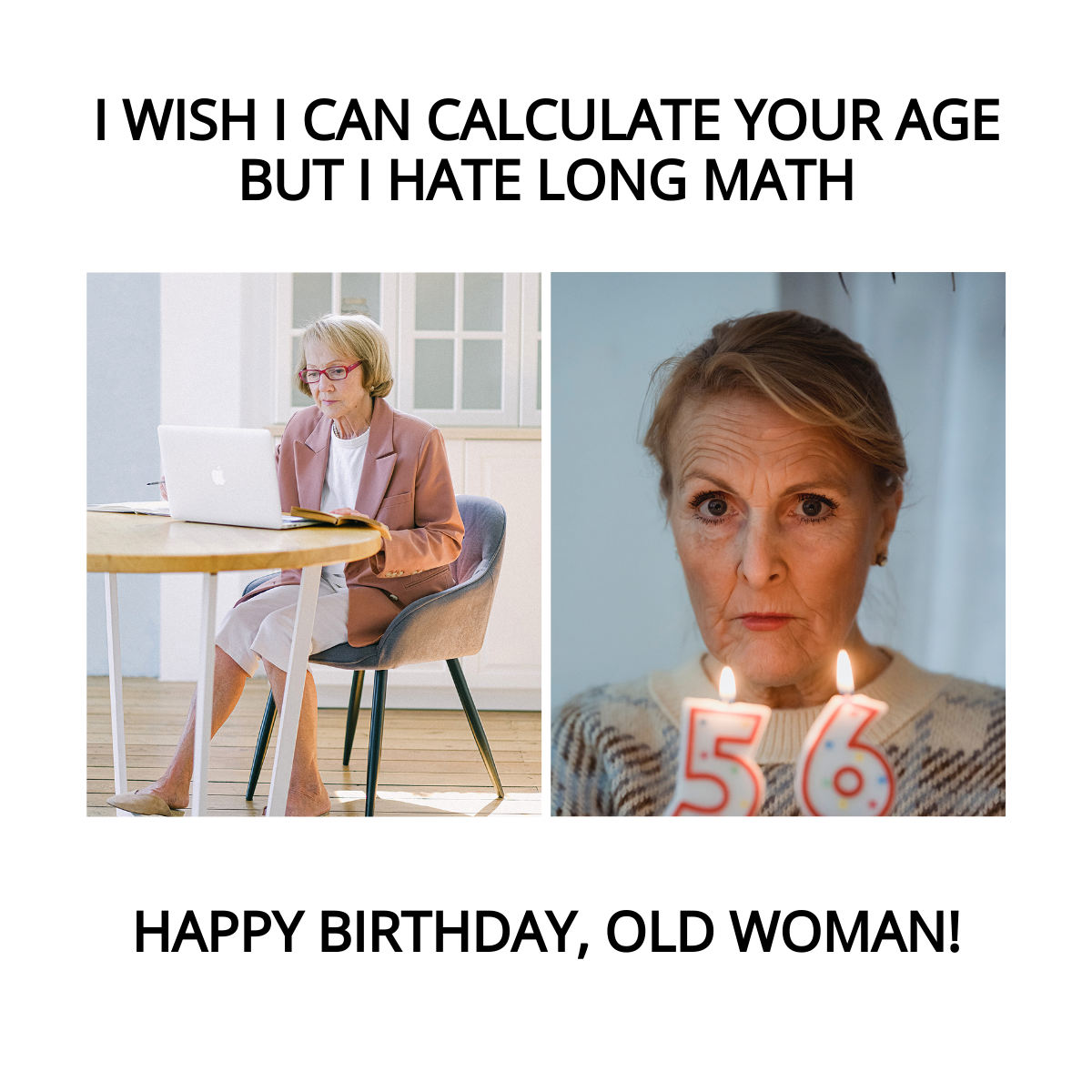 Free Happy Birthday Old Lady Meme