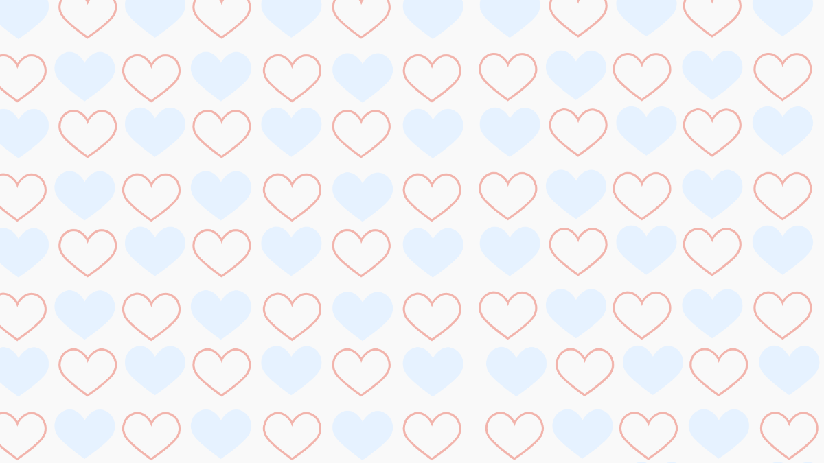 Pastel Heart Background Template