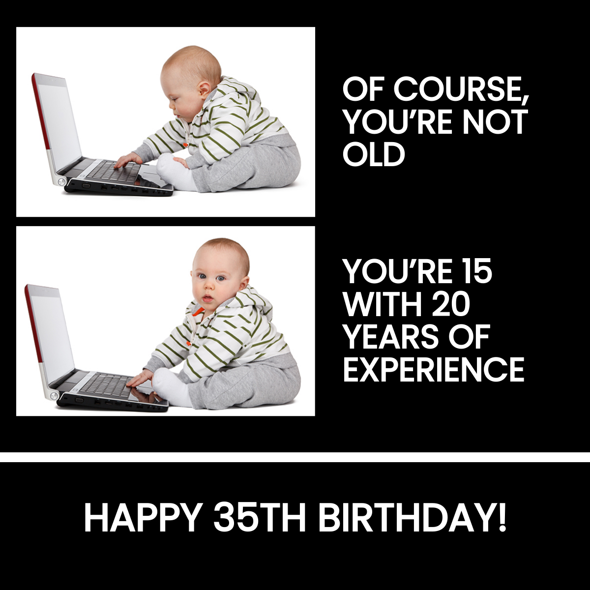 Happy 35th Birthday Meme Template