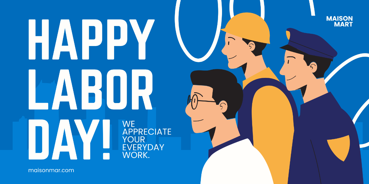 Happy Labor Day Banner Template