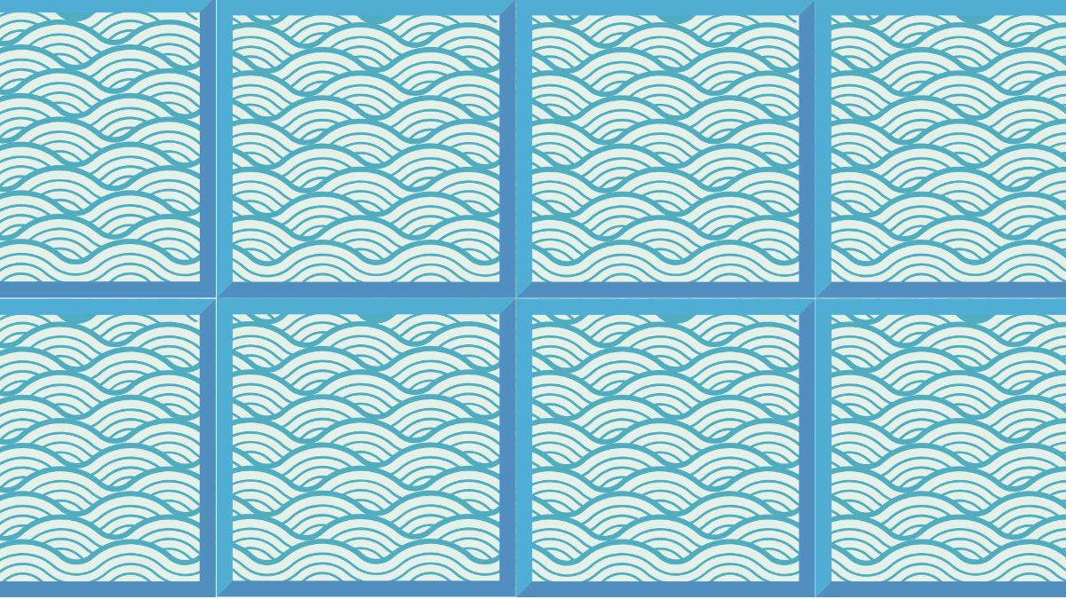 Ocean Tile Background Template