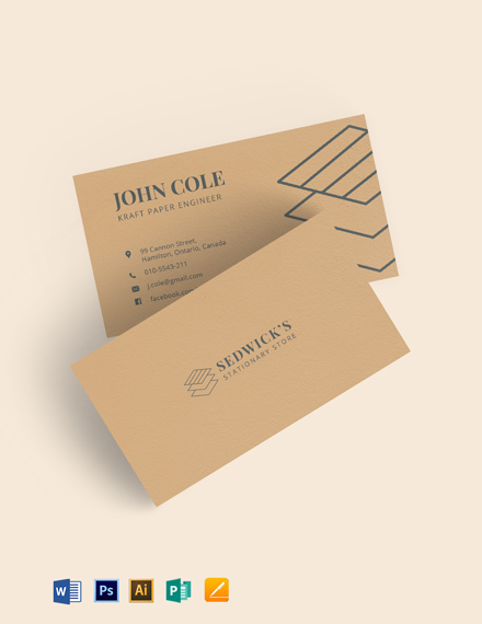 31+ FREE Business Card Templates in Microsoft Word [DOC] | Template.net