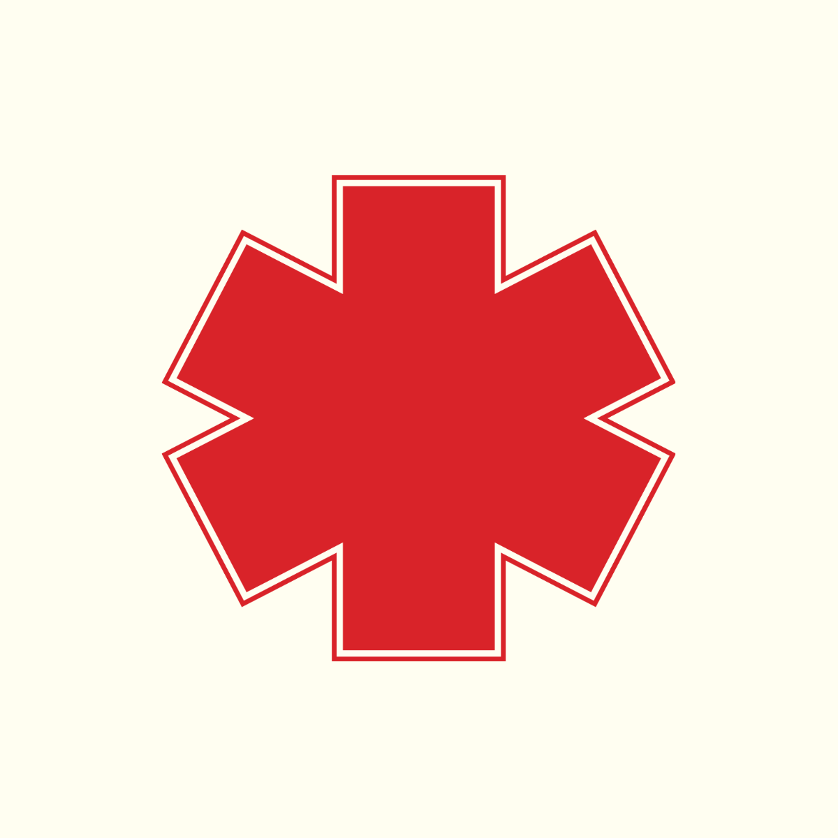 Star of Life Vector Template