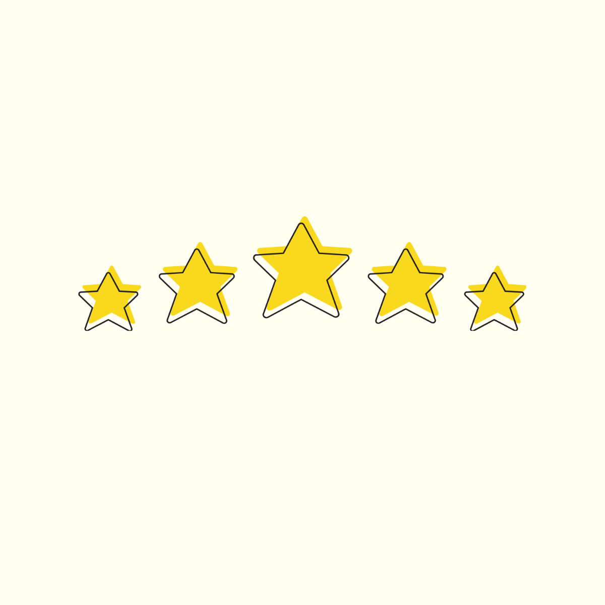 Free 5 Star Vector Template