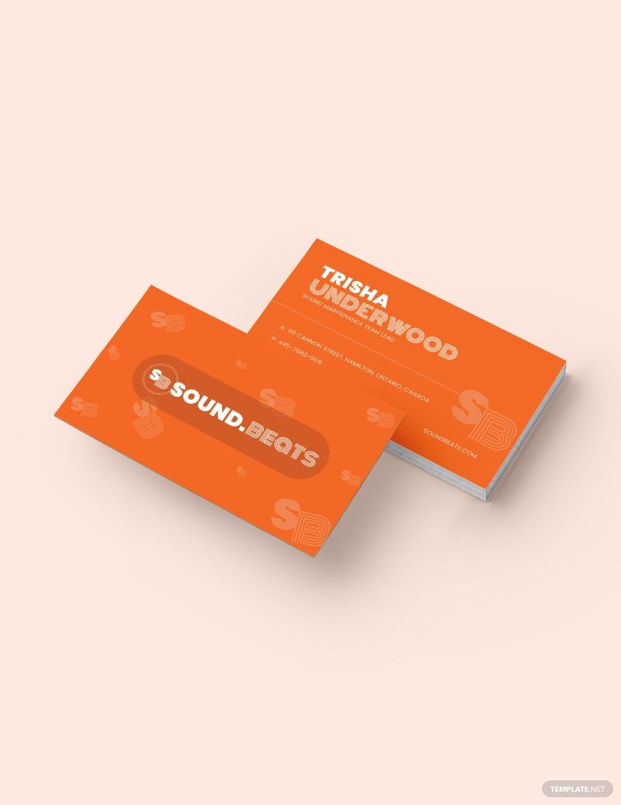 Scatter Business Card Template