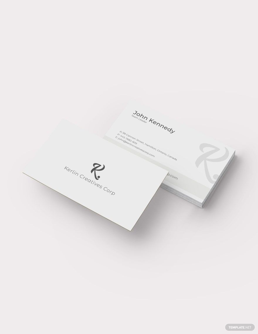 Semi Transparent Business Card Template in Word, Google Docs, Illustrator, PSD, Apple Pages, Publisher