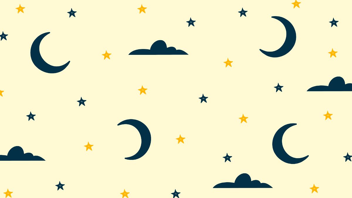 Free Moon and Stars Background