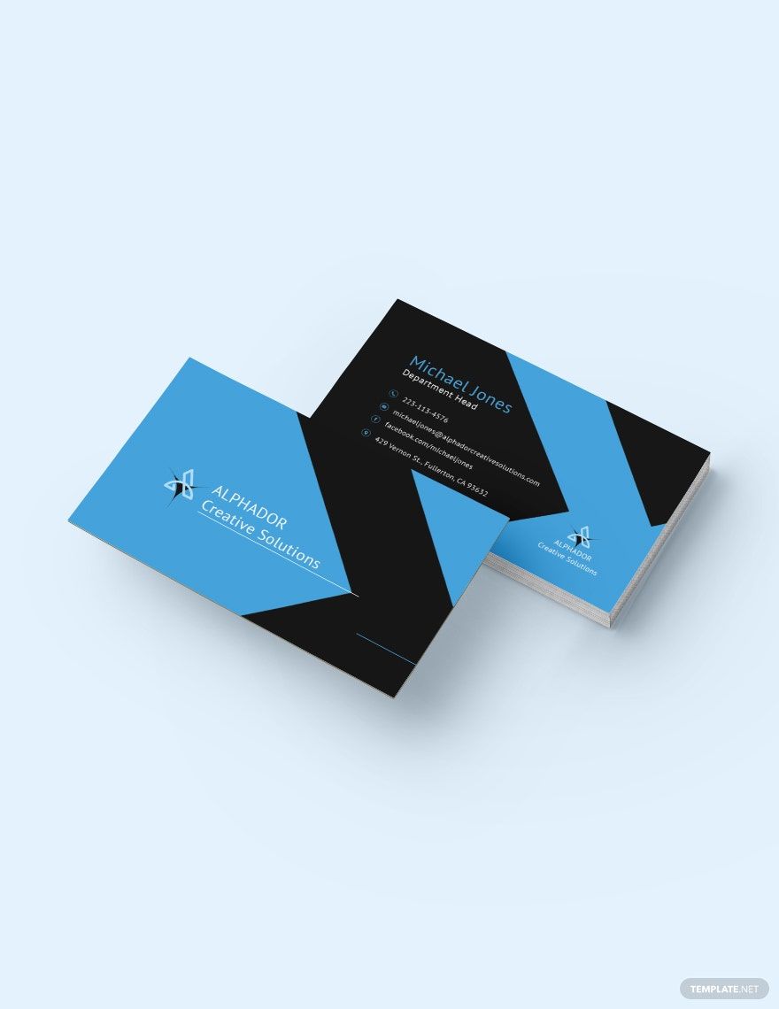 Simple Corporate Business Card Template
