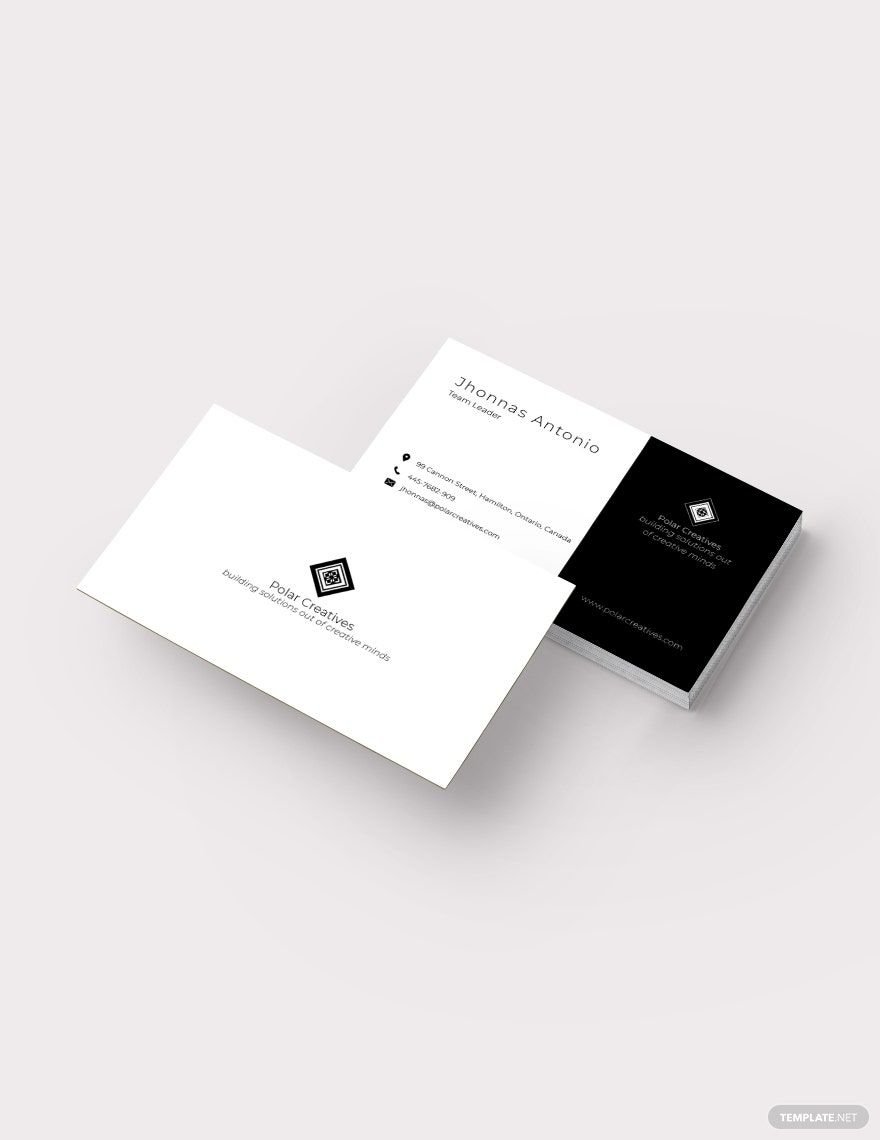Simple Minimal Business Card Template