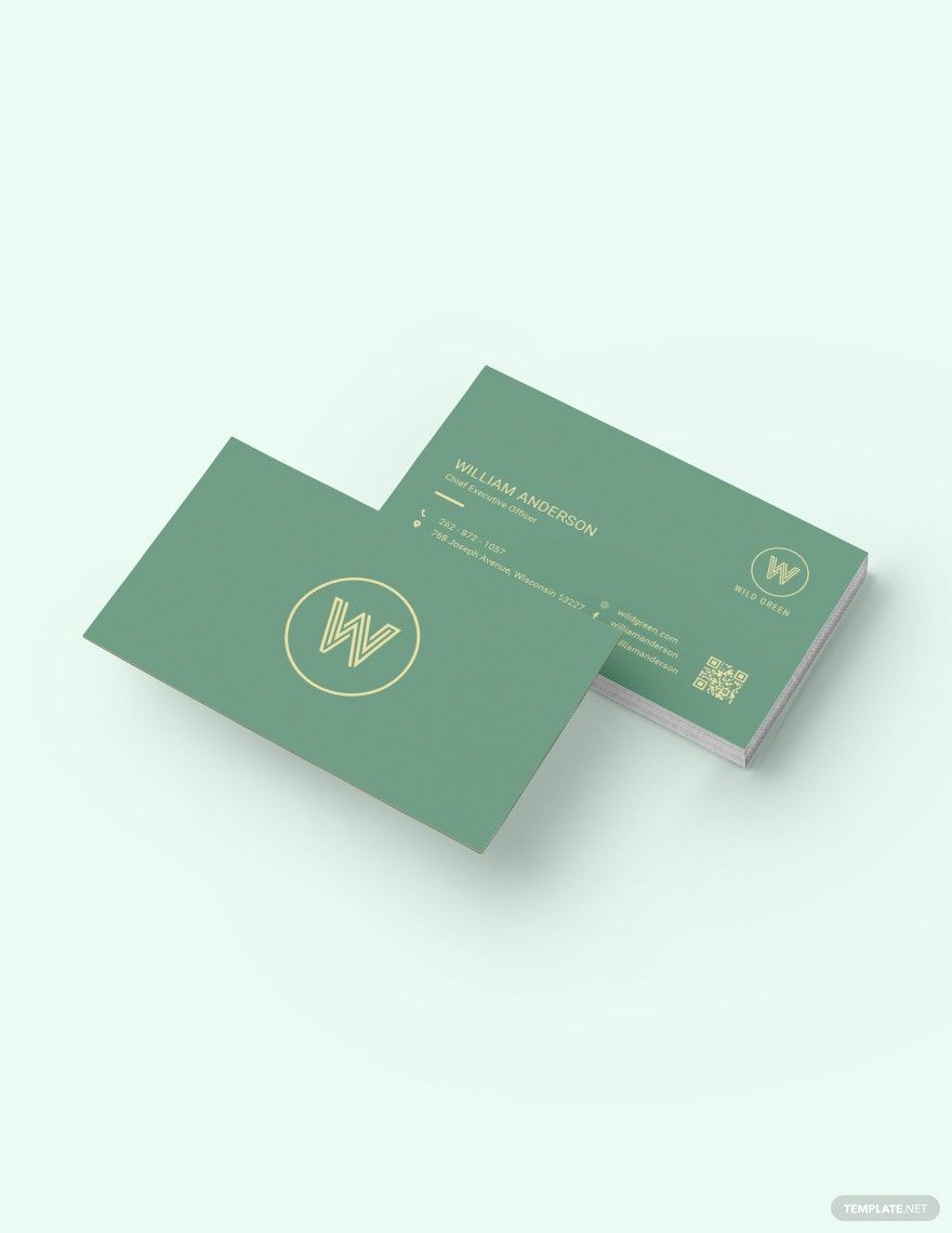 Simple Textured Business Card Template
