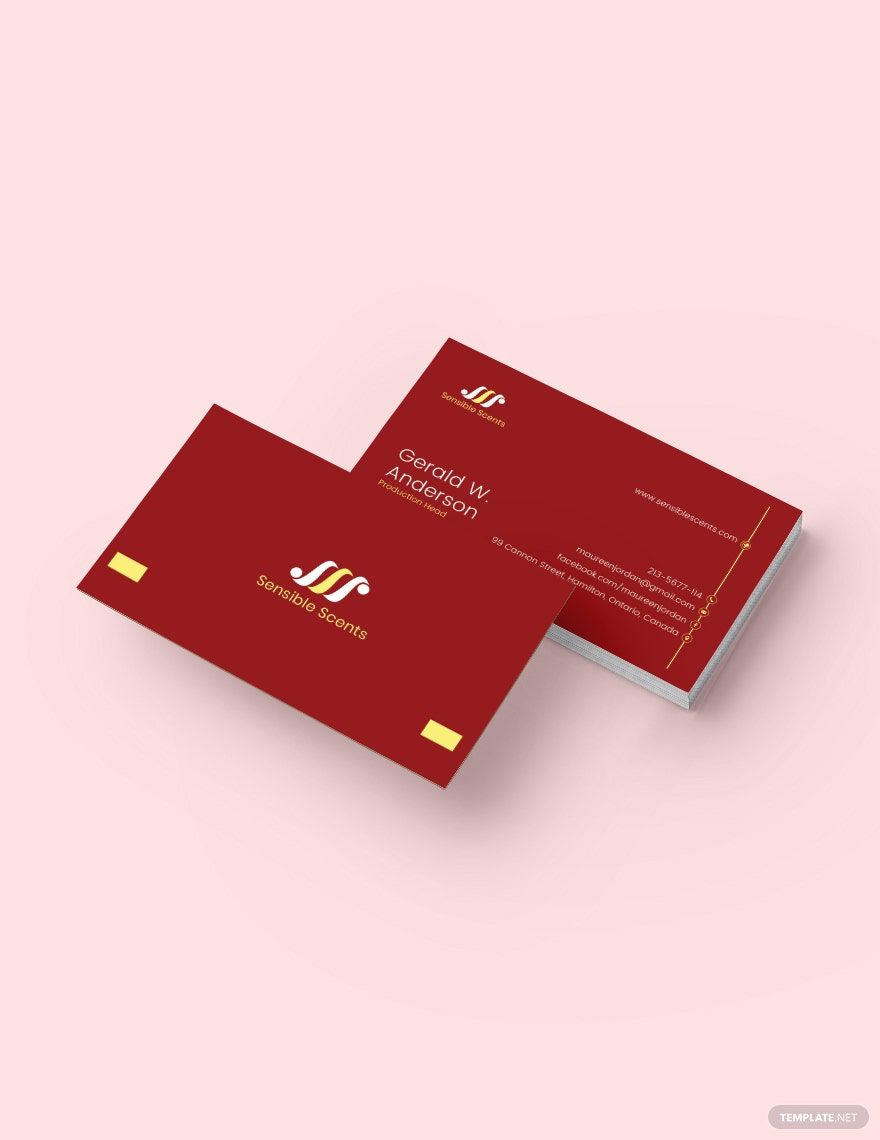 Sleek Business Card Template