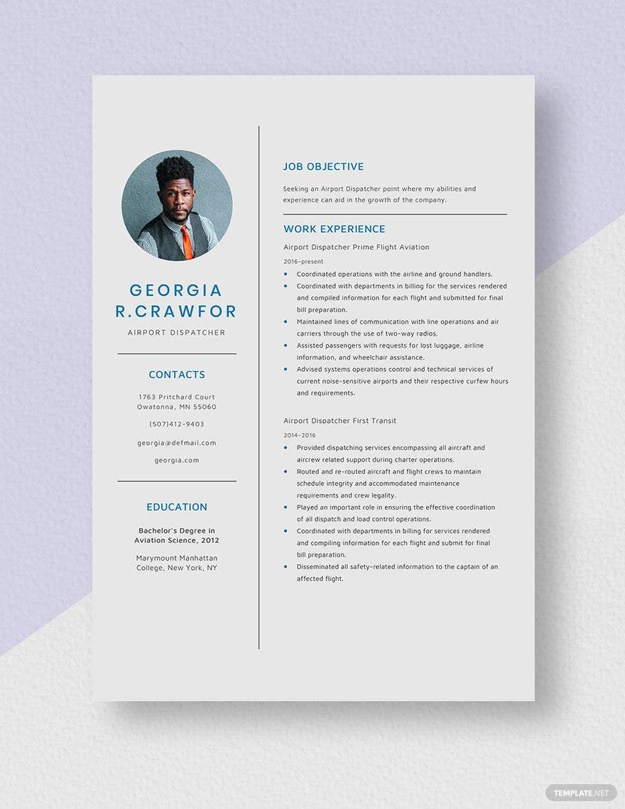 free-dispatcher-resume-template-download-in-word-apple-pages