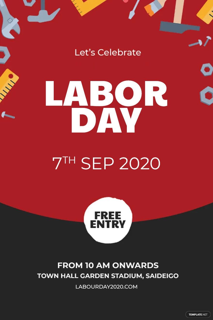 Free Labor Day Tumblr Post Template