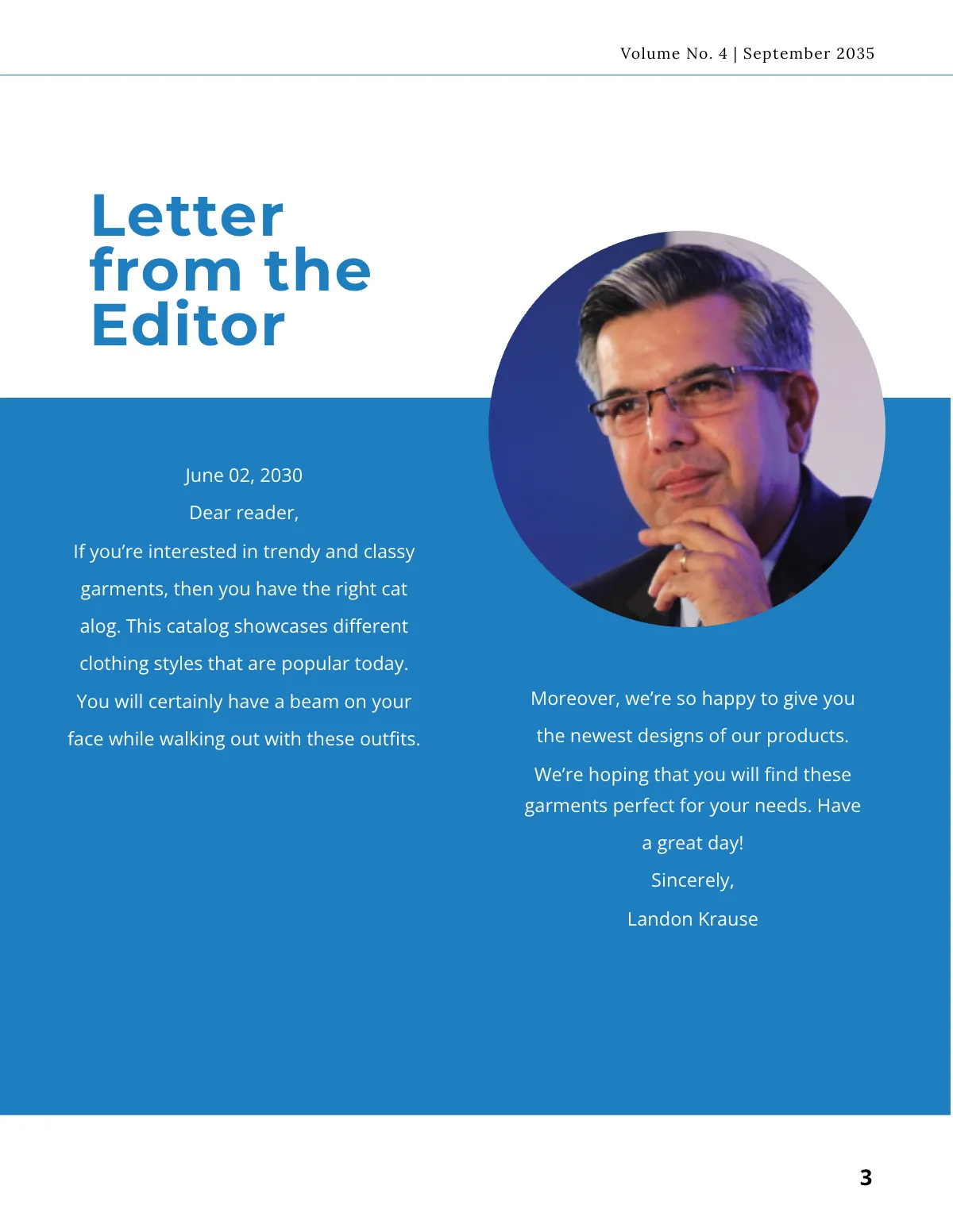 Free Garment Catalog Template to Edit Online