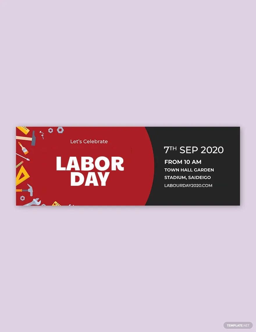 Free Labor Day Tumblr Banner Template
