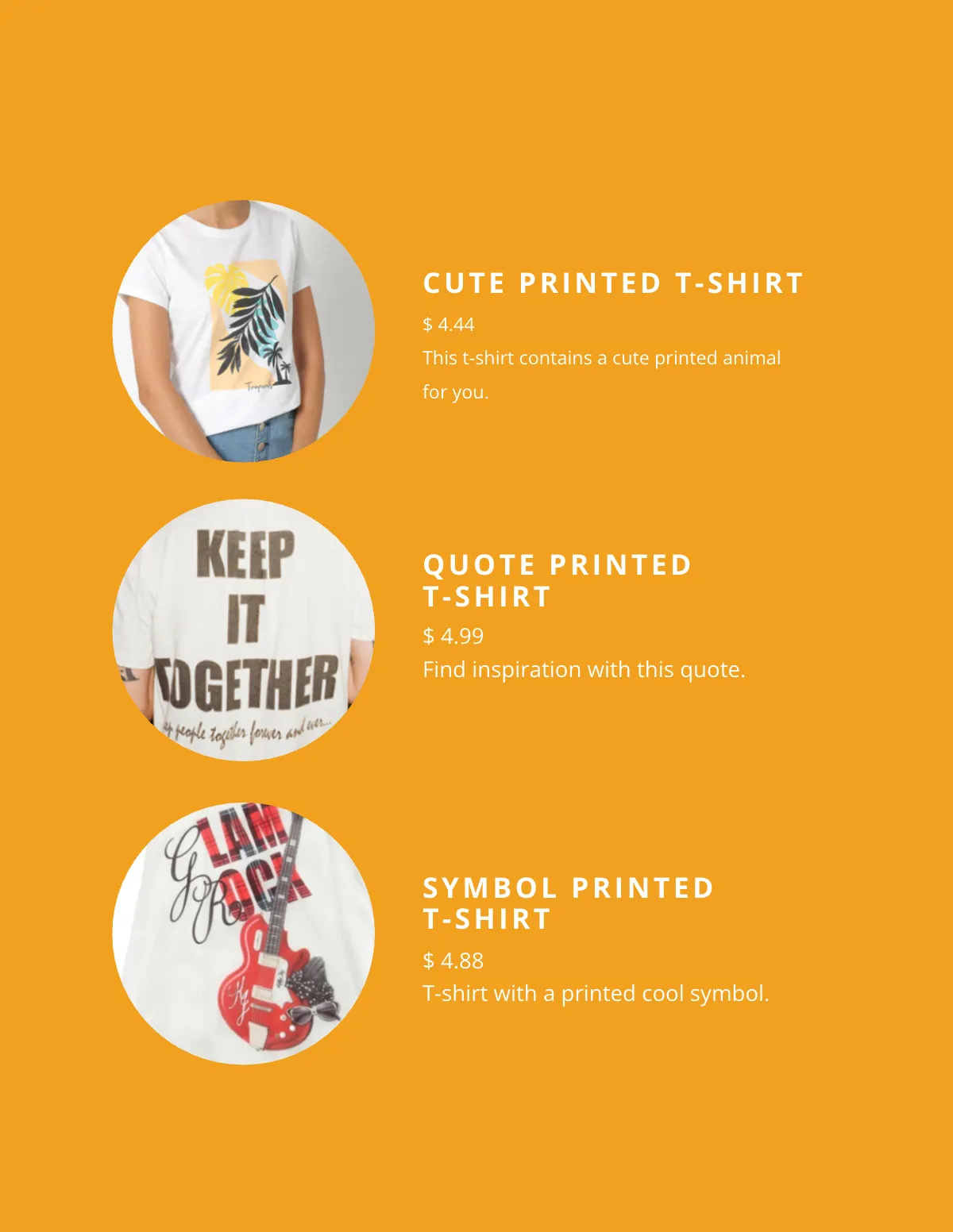 Free Blank T Shirt Catalog Template to Edit Online