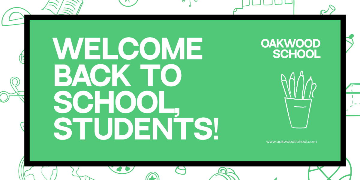 Welcome Back Students Banner Template