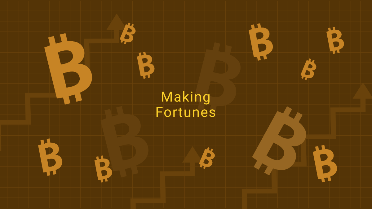 Modern Bitcoin Wallpaper Template