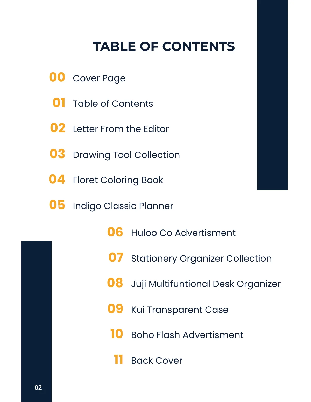 Free Stationery Products Catalog Template to Edit Online