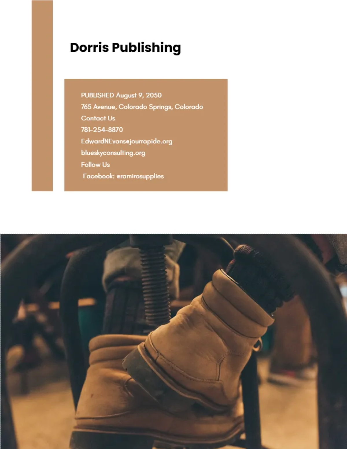 Free Safety Shoes Catalog Template to Edit Online