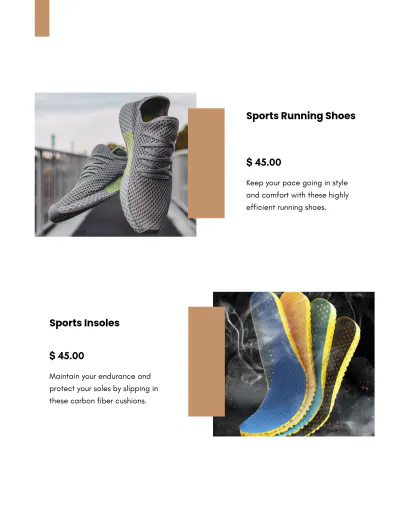 Free Safety Shoes Catalog Template to Edit Online