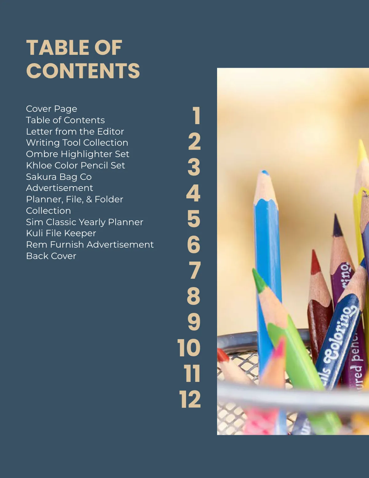 Free Office Supply Catalog Template to Edit Online