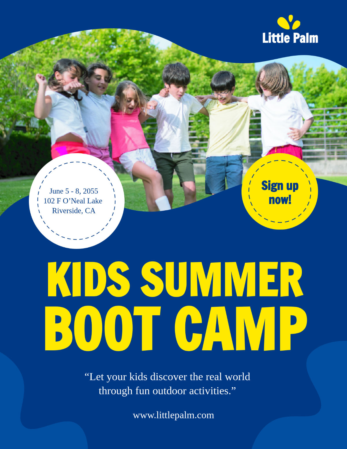 Summer Boot Camp Flyer Template