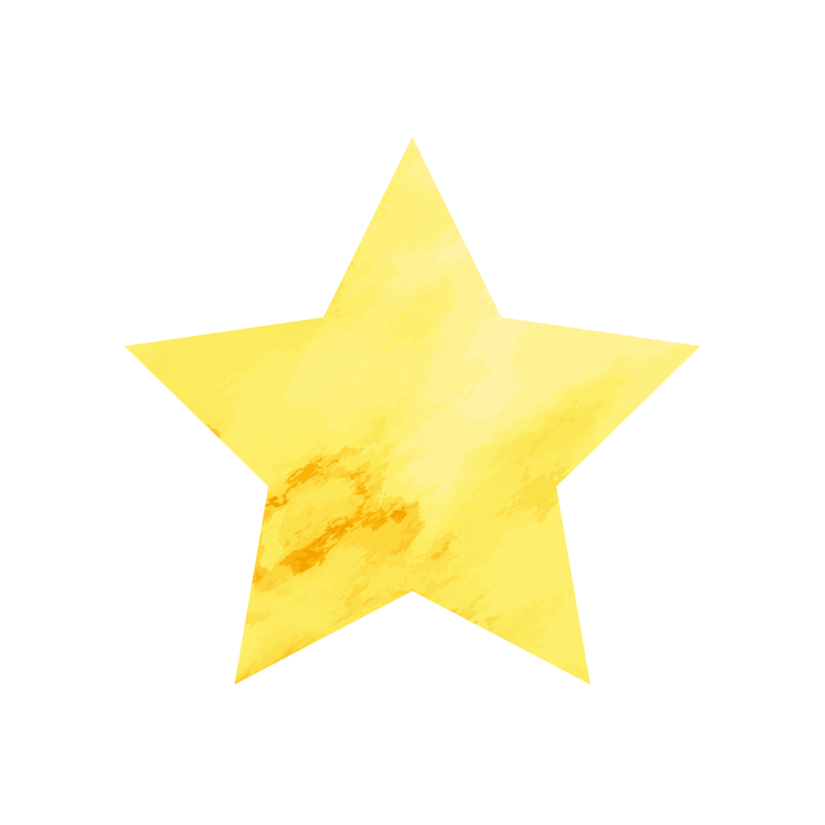 Watercolor Star Clipart Template