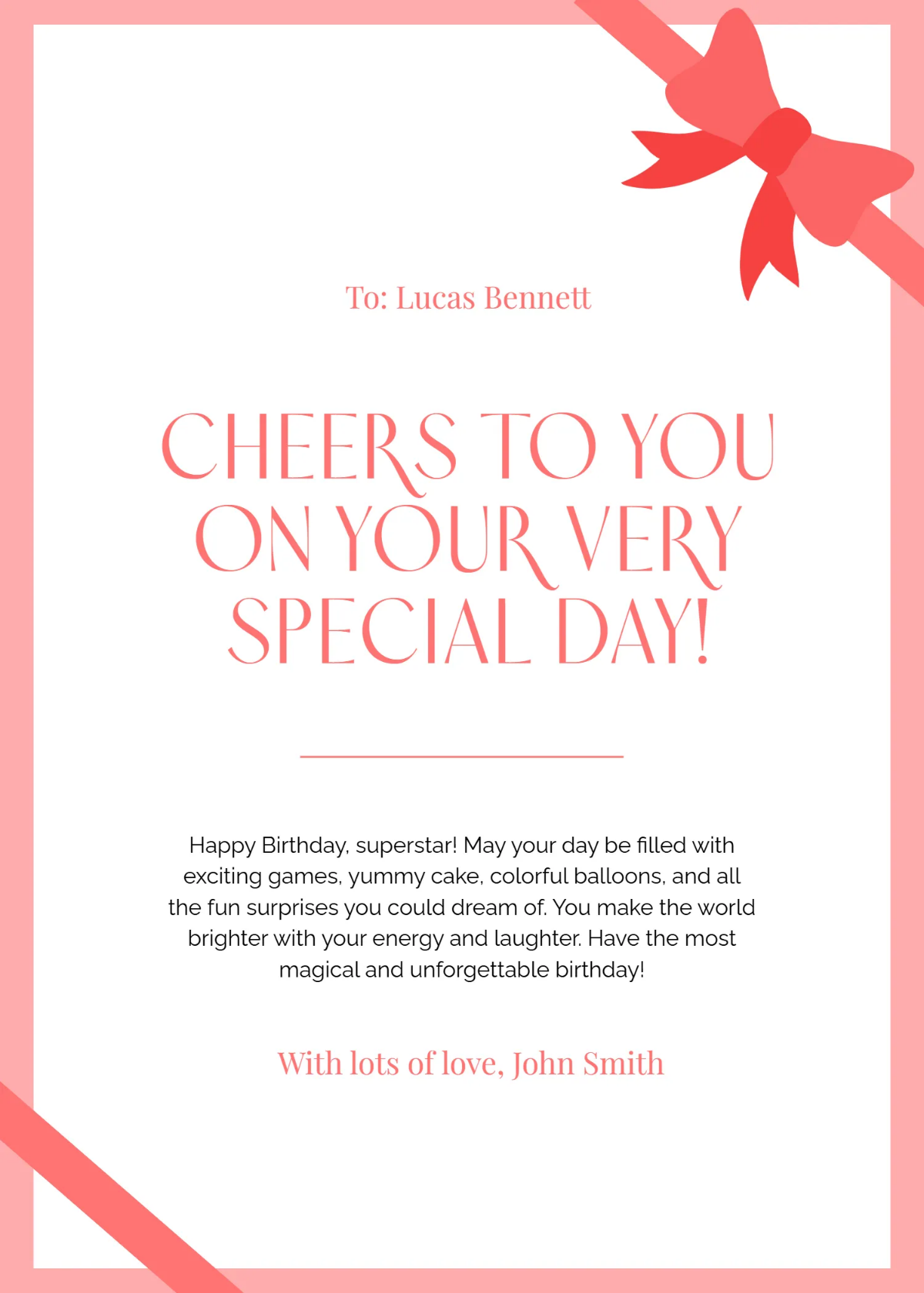 Free Birthday Card Vector Template to Edit Online