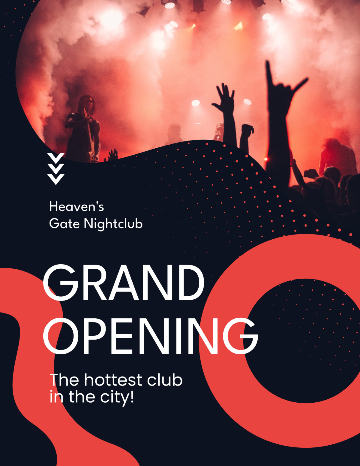 Night Club Grand Opening Flyer Template