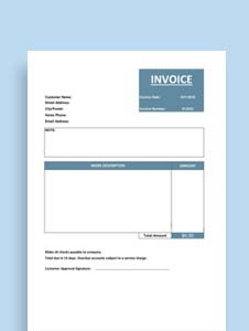 Free Commercial Shipping Invoice Template in Adobe Illustrator ...