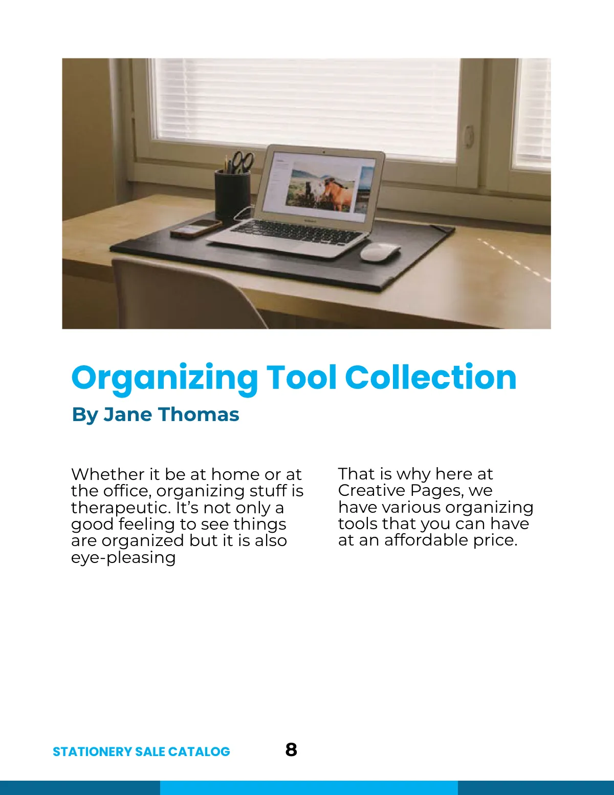 Free Stationery Sale Catalog Template to Edit Online