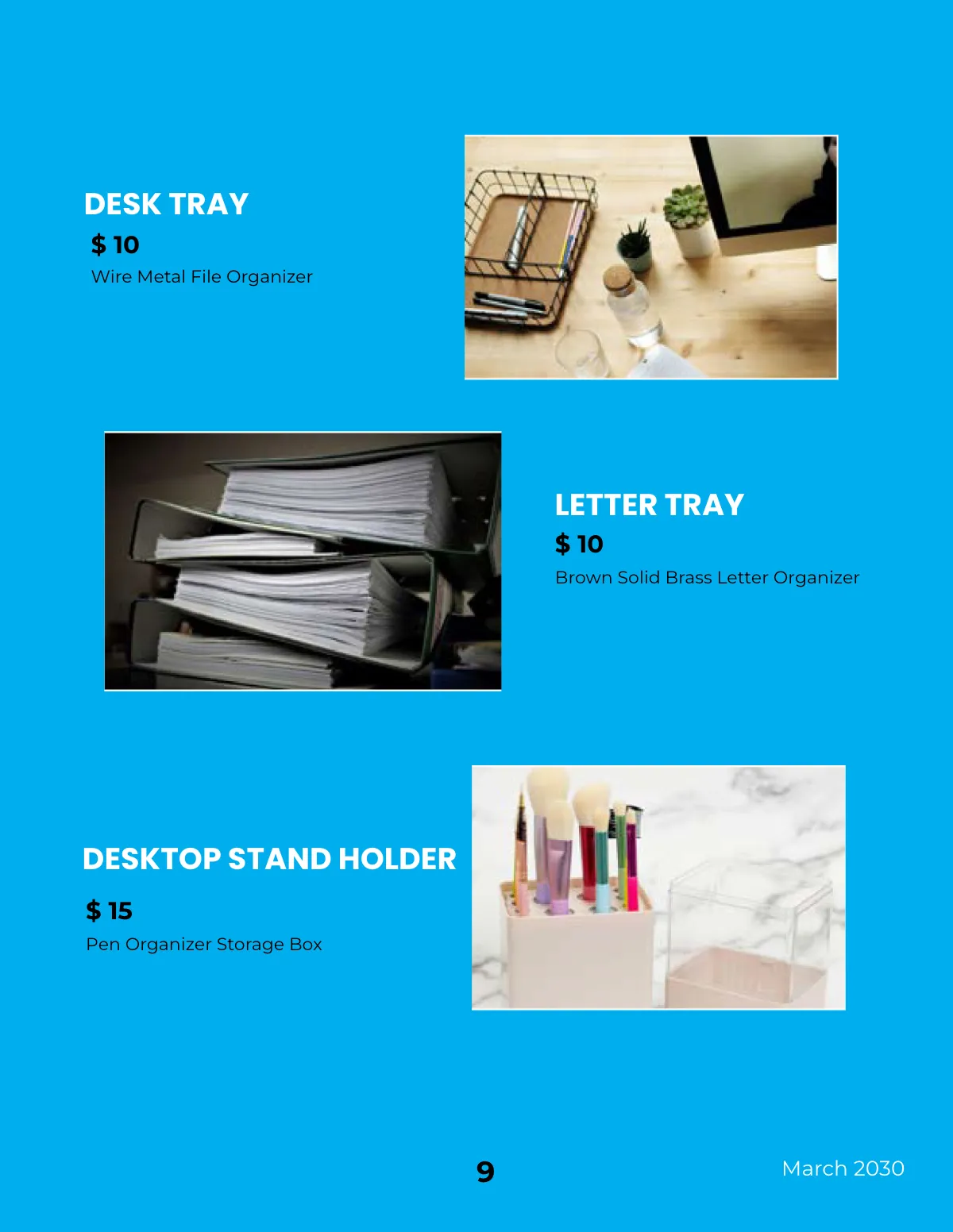 Free Stationery Sale Catalog Template to Edit Online