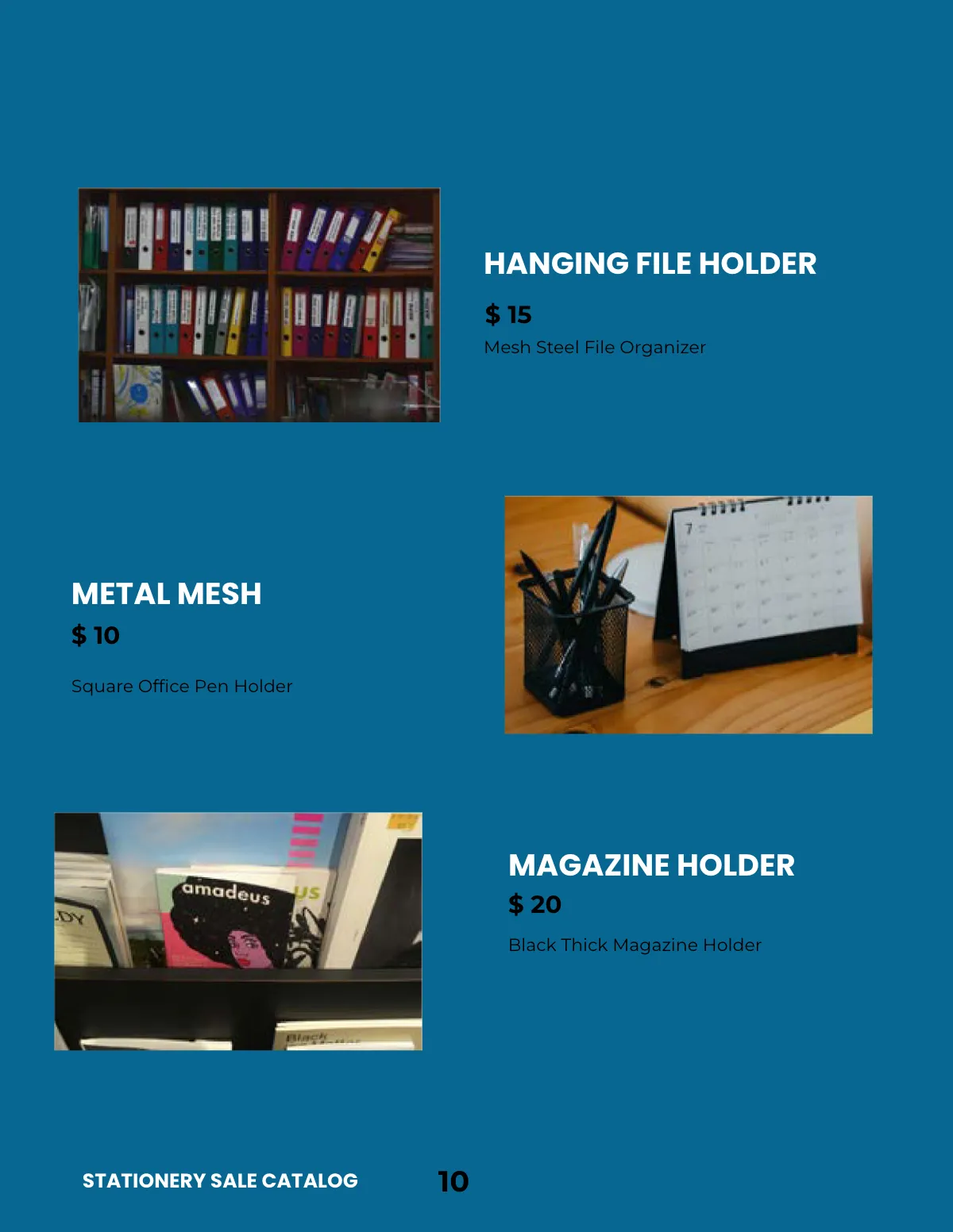 Free Stationery Sale Catalog Template to Edit Online