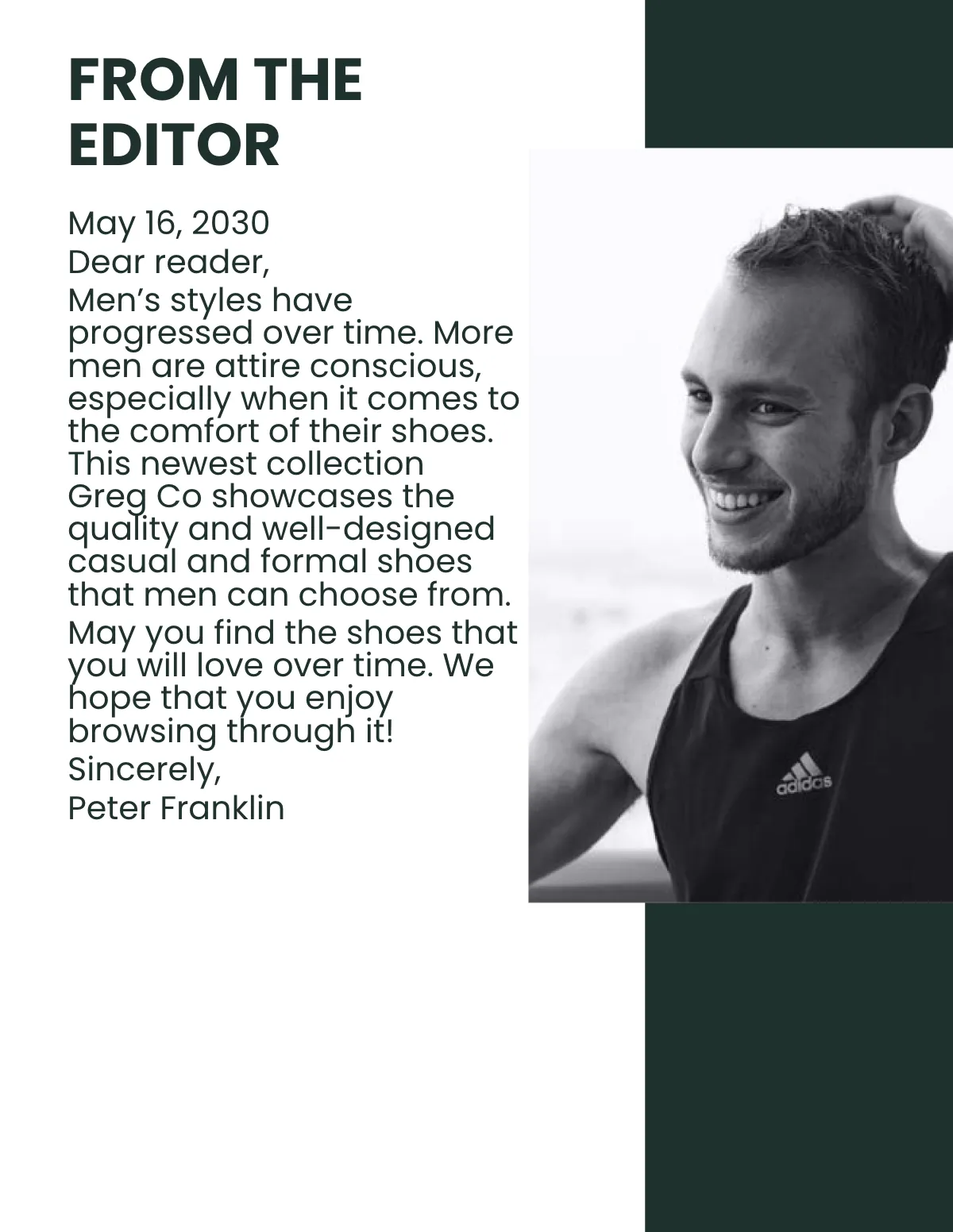 Free Shoes Sale Catalog Template to Edit Online