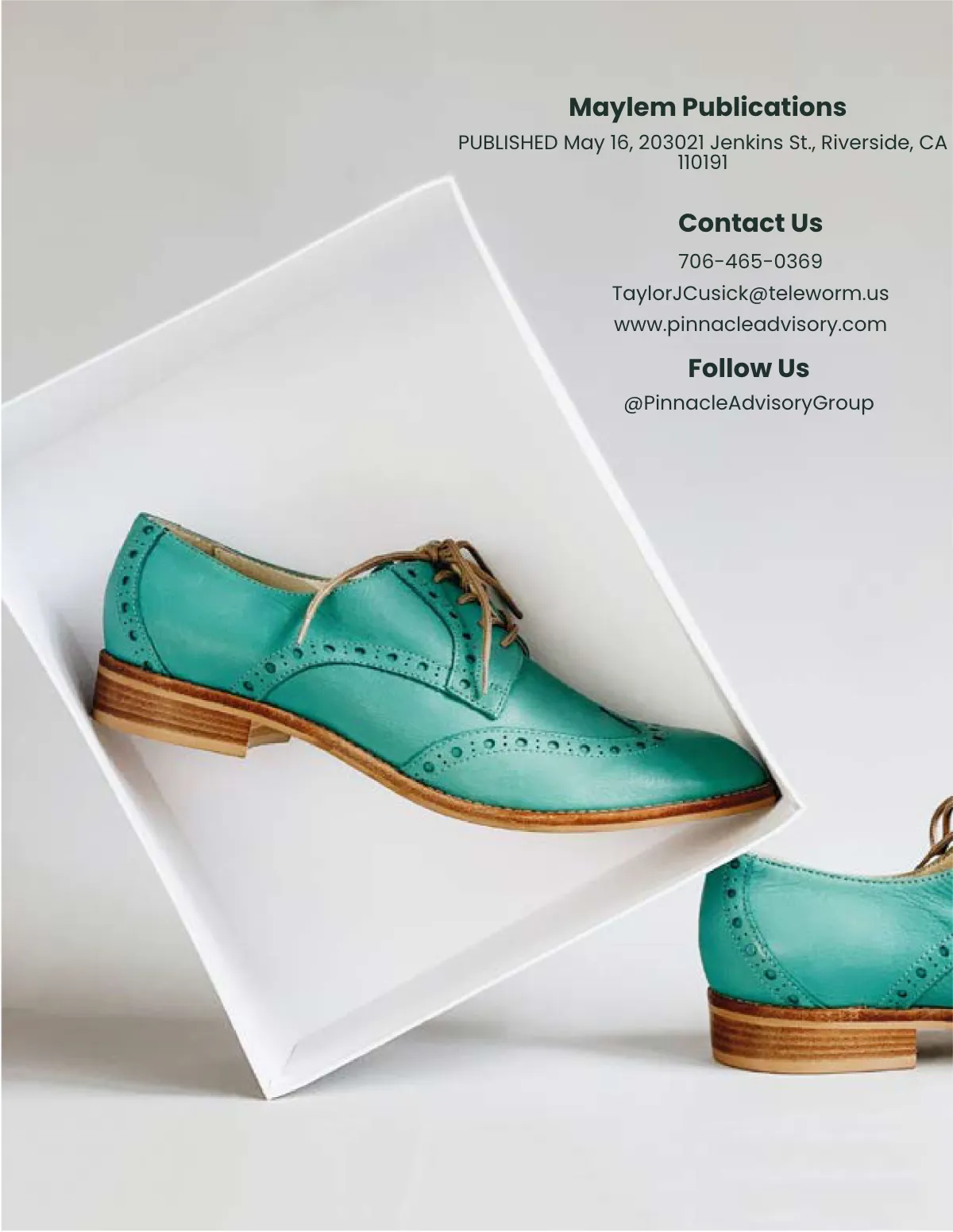 Free Shoes Sale Catalog Template to Edit Online