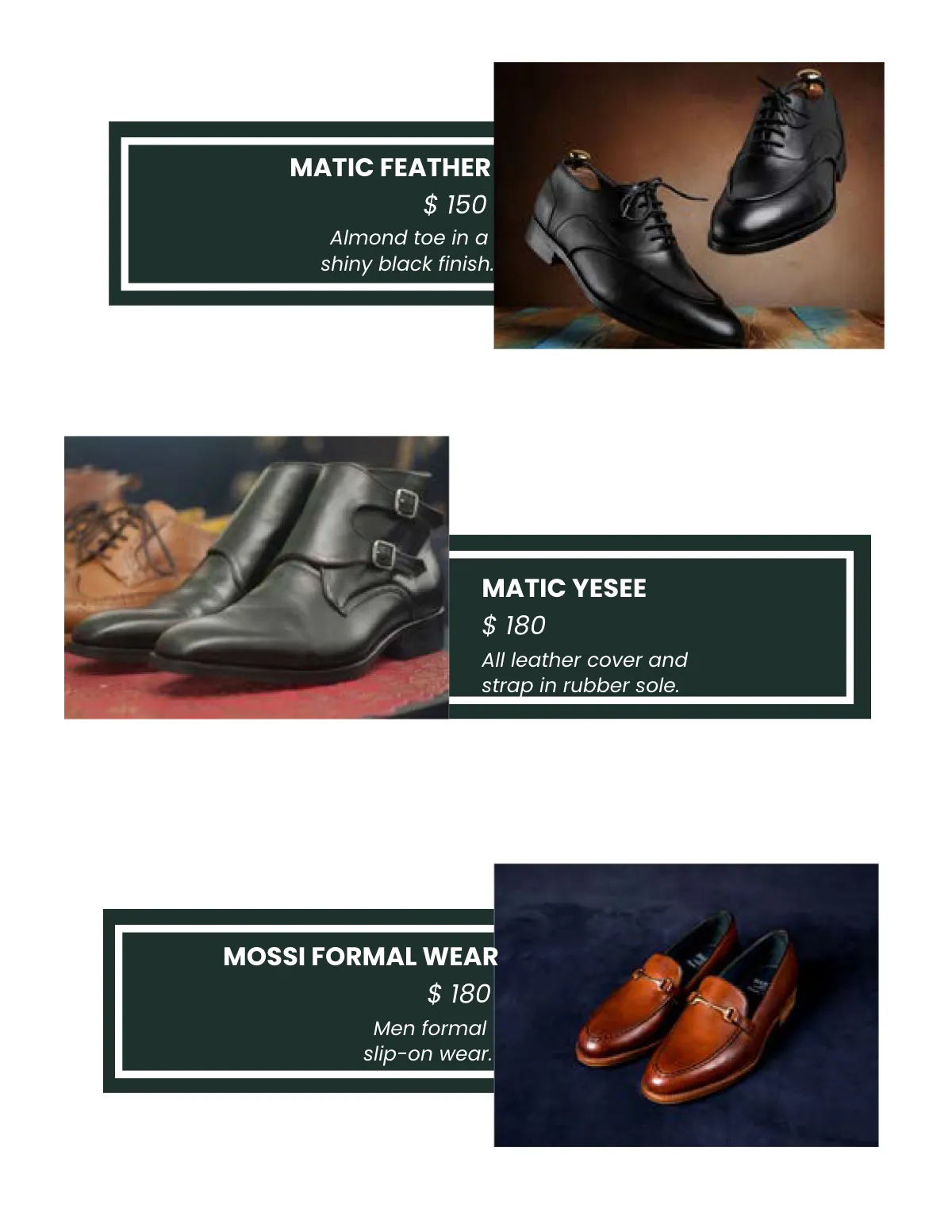 Free Shoes Sale Catalog Template to Edit Online