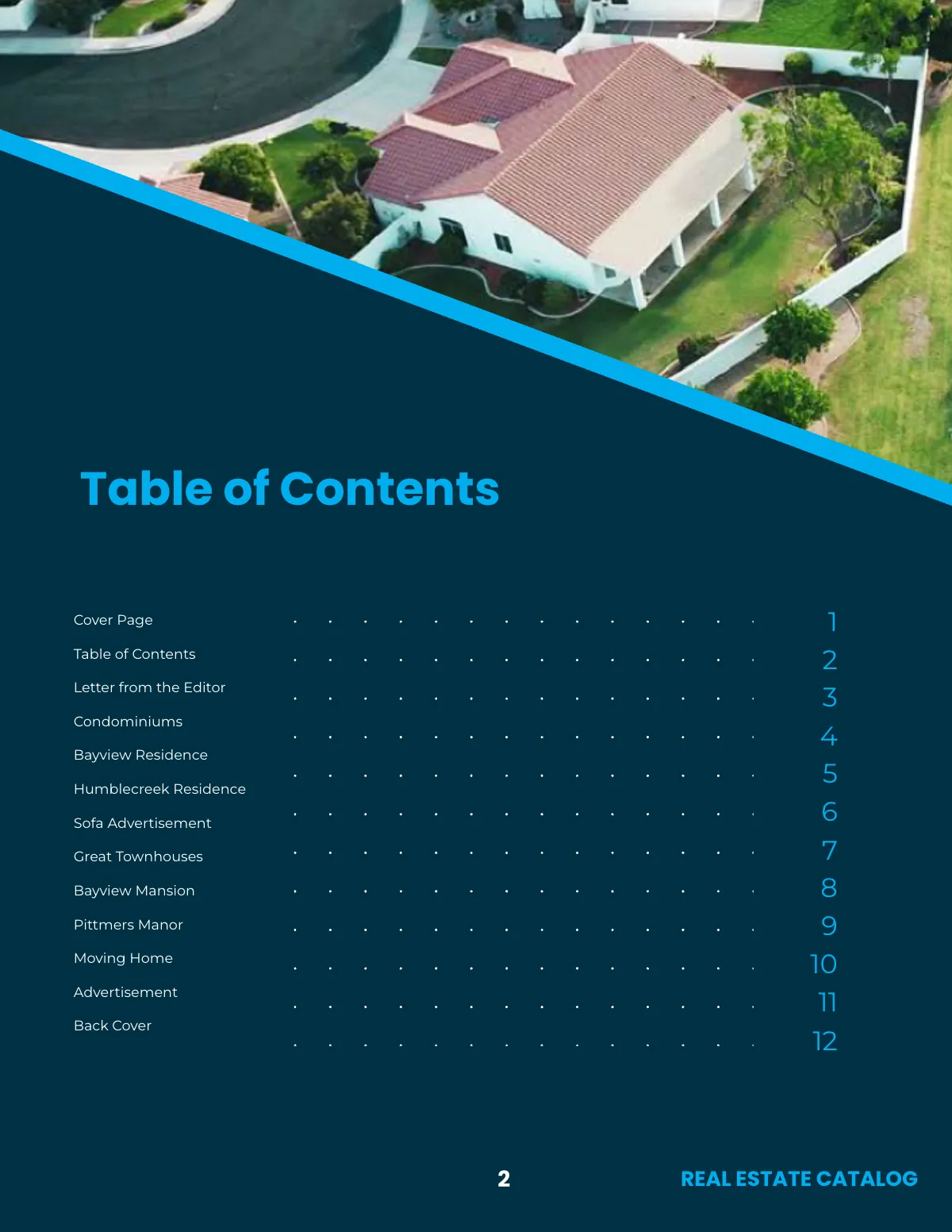 Free Real Estate Marketing Catalog Template to Edit Online