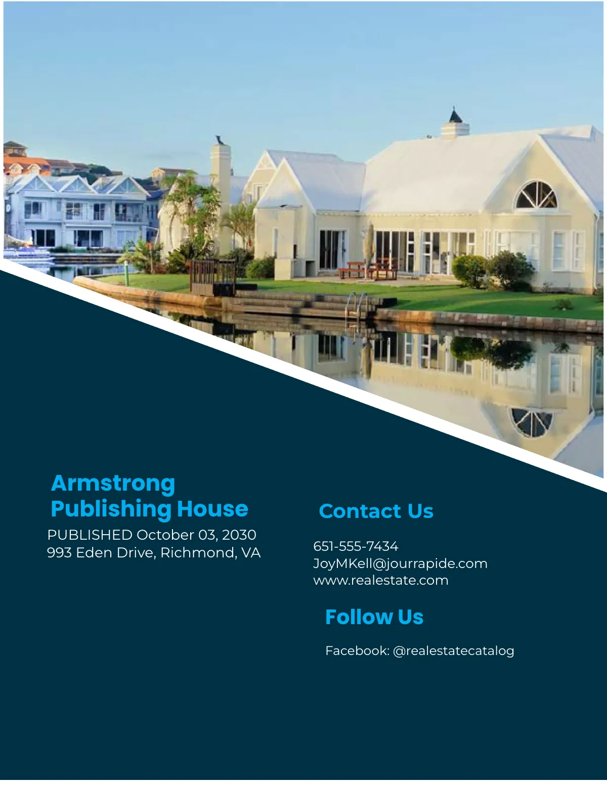 Free Real Estate Marketing Catalog Template to Edit Online