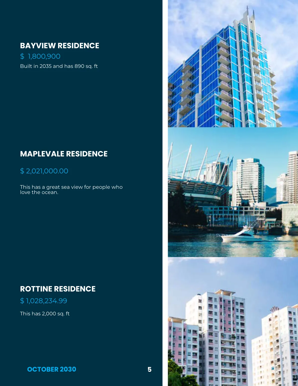 Free Real Estate Marketing Catalog Template to Edit Online