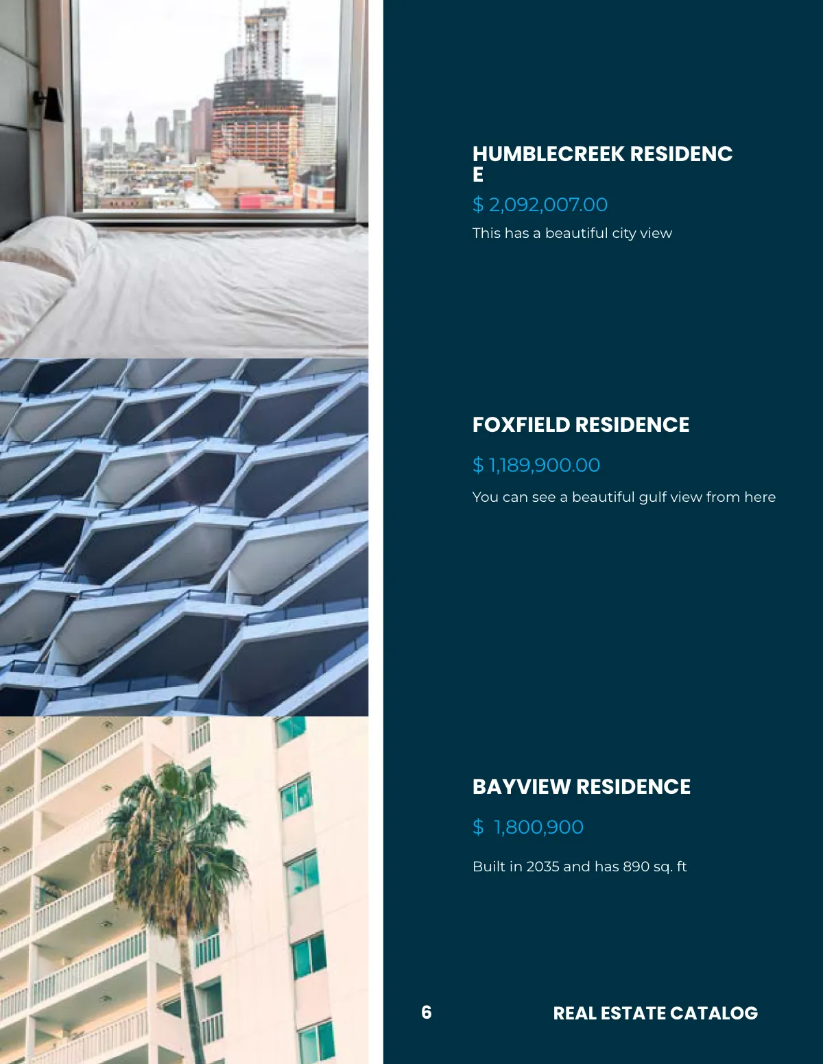 Free Real Estate Marketing Catalog Template to Edit Online