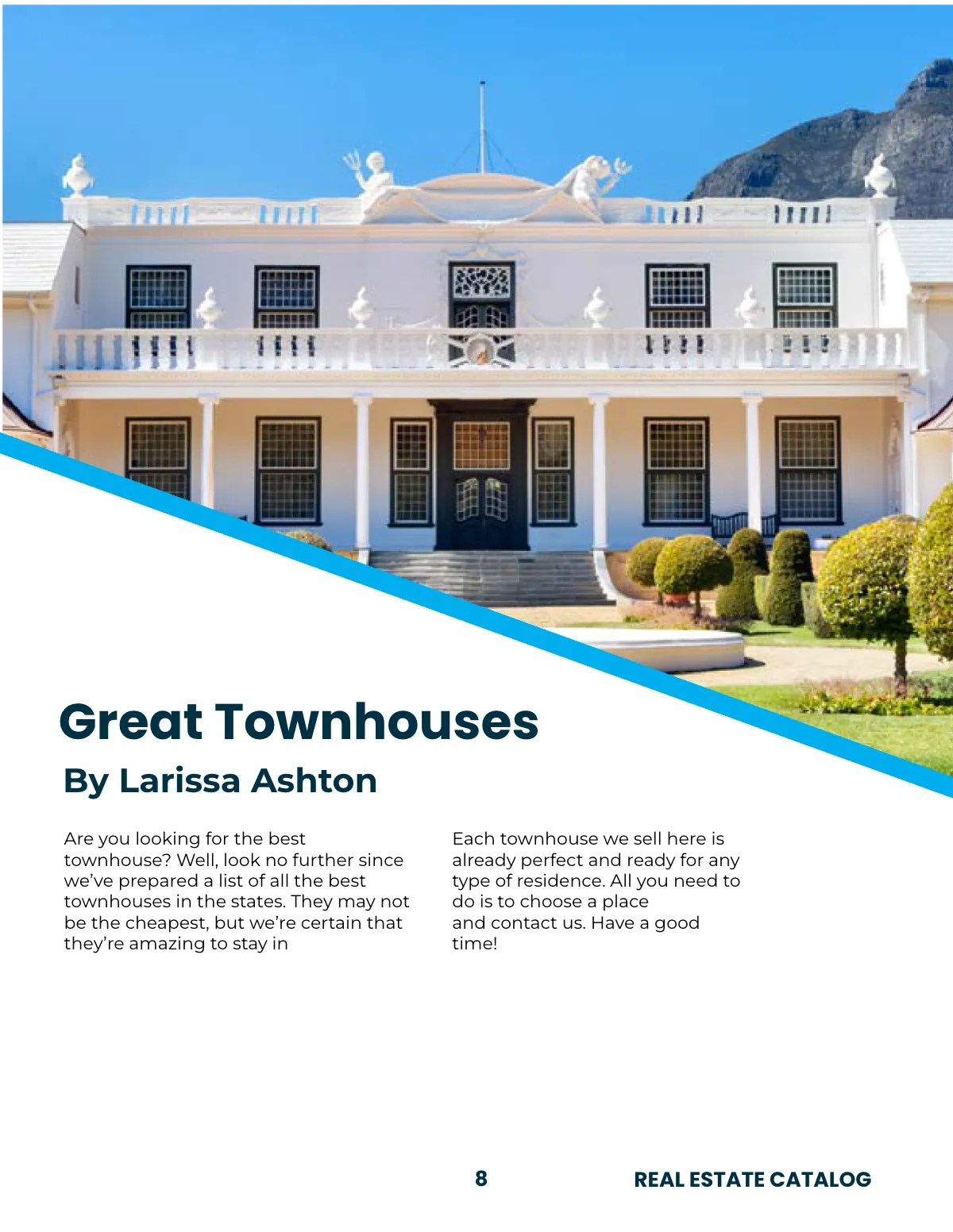 Free Real Estate Marketing Catalog Template to Edit Online